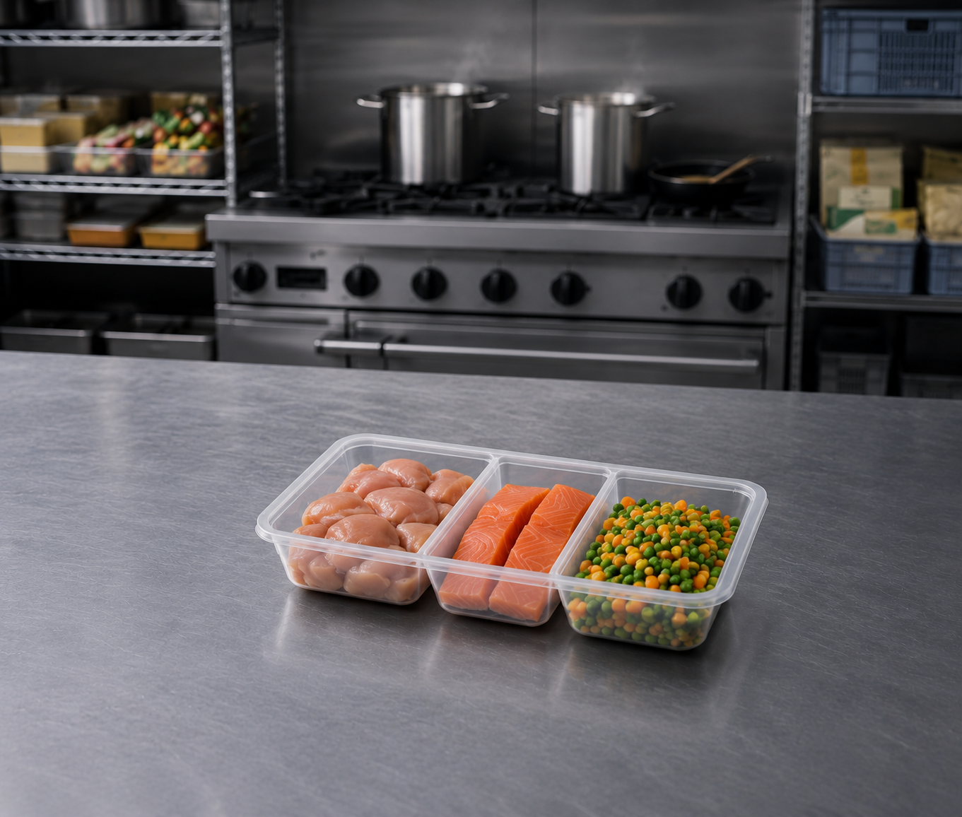 Fresh, chilled and frozen ingredients
