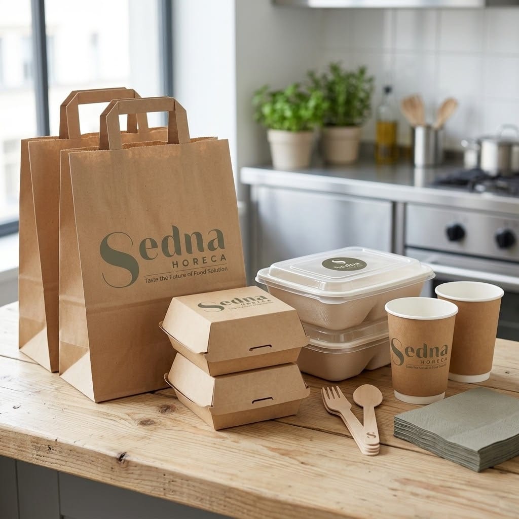 Packaging and serviceware for food delivery