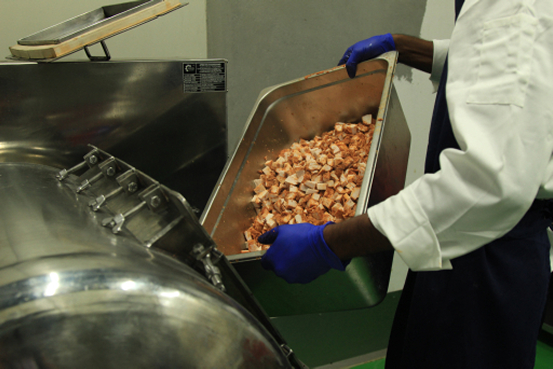 Commercial kitchen ready for service