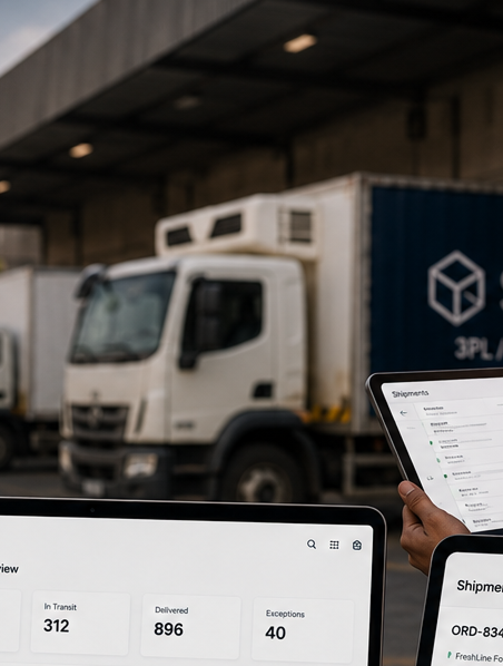 Supply Link logistics dashboard